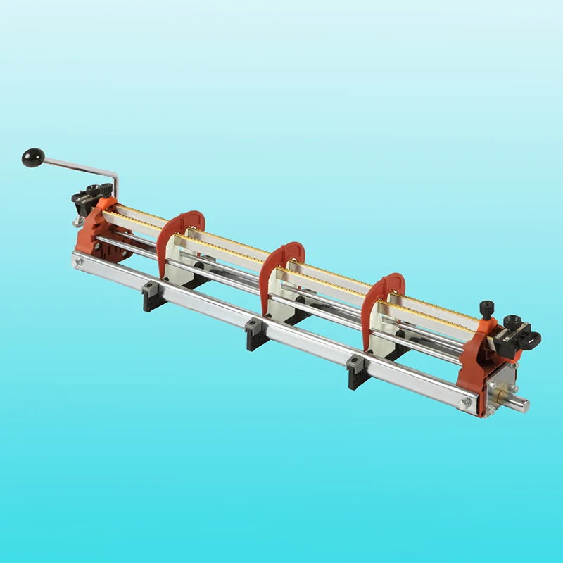 Où est utilisé le dispositif universel d'arrêt de chaîne à 8 rangs dans les métiers à tisser sans navette ?